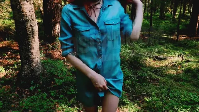 Red-haired Nastya sucks dick in the planting